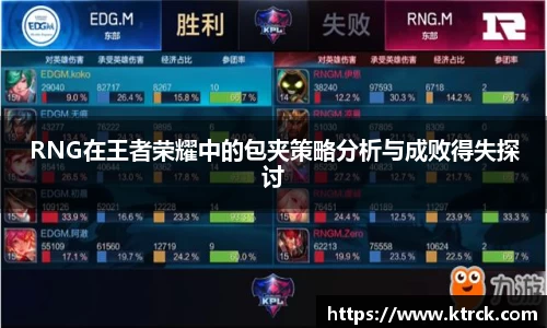 RNG在王者荣耀中的包夹策略分析与成败得失探讨